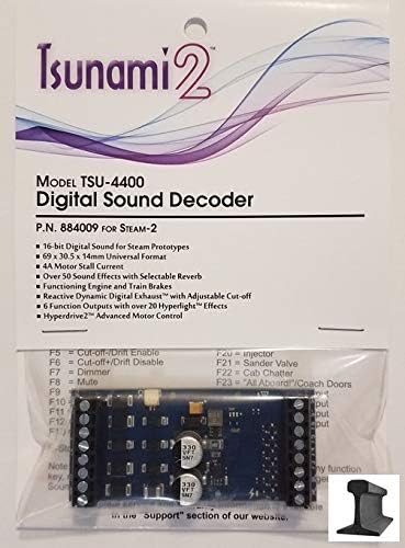 SoundTraxx Tsunami 2 TSU-4400 (Steam-2) Sound Decoder 4 Amp 884009