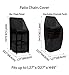 RosieLily Outdoor Chair Covers, High Back Patio Chair Covers Waterproof, Heavy Duty Patio Furniture Covers, Stackable Outdoor Bar Stool Covers, 600D, High Back-1 Pack, Black
