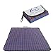 Paladineer Outdoor Durable Plaid Camping Picnic Blanket Beach Blanket with Handles Water-Resistant Foldable Blanket Blue