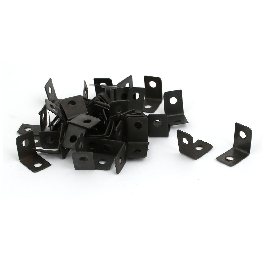 Sourcingmap 13mmx9mmx13mm 90 Degree Angle Bracket Corner Brace Joint Fastener 50 Pcs