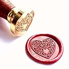 Vooseyhome The Heart Wax Seal Stamp with Rosewood Handle