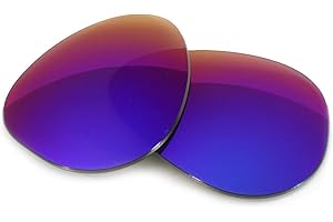 Fuse Lenses Polarized Replacement Lenses Compatible with Oakley Feedback (Cosmic Mirror)