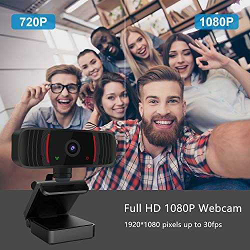 cam with Microphone for Desktop, Peteme 1080P HD  Cameras for