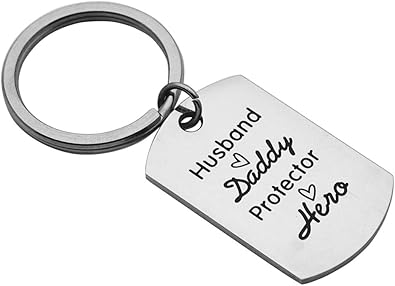 dog dad keychain