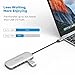 USB C Hub, HooToo Type C Adapter Hub with 4 USB 3.0 Ports for New MacBook Pro 2016, New MacBook 12-Inch with Type C Plug and Other USB C Laptop - Silver