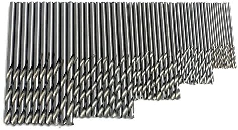 PANOVO 50pcs Power Drill Bits Tools Set metal For work 1.0/1.5/2.0/2.5/3.0mm High Speed Steel