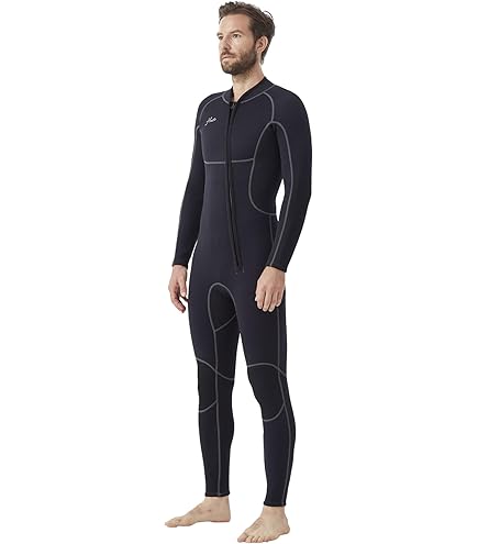 Amazon.com: Lemorecn Wetsuits Mens Front Zip Neoprene 3mm Full