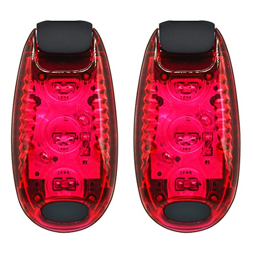 UPC 746856463285, Kootek LED Safety Light Red Flashing with Free Clip on Velcro Straps Sport Running Warning Strobe Tail Lights for Dog Collar, Walking, Cycling, Bike, Helmet, Batteries Included [2 Pack]