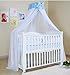 Joylife Baby Netting Baby Toddler Bed Crib Dome Canopy Netting (Blue)