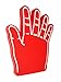 Creative Foams Hi-5 Giant Foam Hand, Red