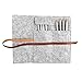 Powstro Felt Pouch Bag, Wool Felt Pencil Case Storage Holder Pouch Makeup Cosmetic Brush Holder Bag (Gray)