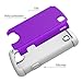 OEAGO LG Optimus Zone 3 Case, LG K4 LTE Case, LG Spree Case, LG Rebel Case - Shock-Absorption Dual Layer Defender Protective Cover for LG Optimus Zone 3 / LG K4 LTE/LG Spree/LG Rebel LTE - Violet