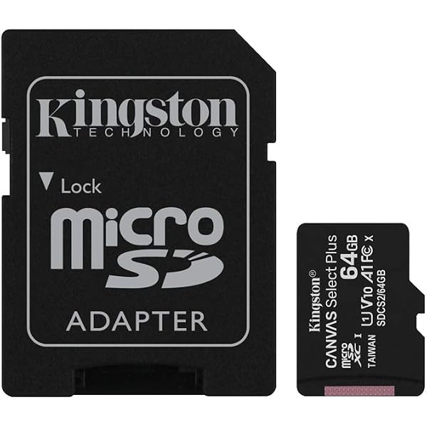 マイクロSD 64GBカード Amazon.com: Kingston 64GB Canvas Select Plus microSD Card | Up to
