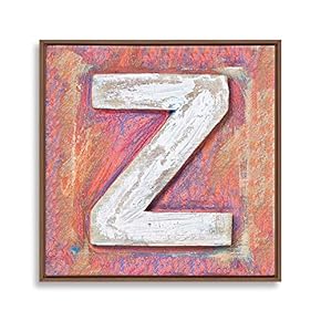 signwin Framed Canvas Wall Art Alphabet Canvas Prints...