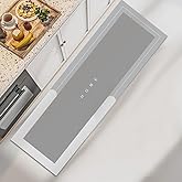 Bixhuaing Soft Diatomaceous Earth Bath Mat, Quick Dry Bathroom Mats, Gray Super Absorbent Bath Mat Set, Washable Non Slip Bathroom Rugs, Stone Bath Mats Alternative, 15.74" x 47.24"