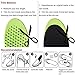 Ailaka Elastic Shock Absorbing Height Increasing Sports Shoe Insoles, Soft Breathable Honeycomb Orthotic Replacement Inserts for Men & Women