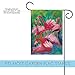 Toland Home Garden Flamingo Fancy 12.5 x 18 Inch Decorative Colorful Tropical Pink Bird Garden Flag