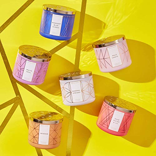 Bath & Body Works White Barn 3Wick Candle in Mahogany Teakwood High Intensity