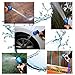 RAAYA 50' Expandable Garden Hose, Kink Free, Strongest, 8-Set Spray, Hook, 3 Layers with Extra PVC and Fabric Layers