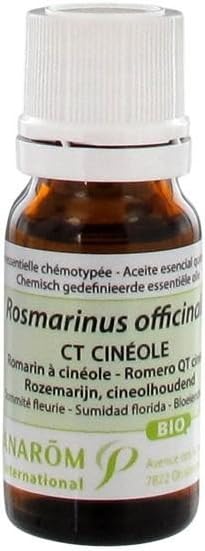 Pranarôm Bio Essential Oil Cineole Rosemary (Rosmarinus officinalis CT cineole) 10 ml, 3.4000, 10 ml (Pack of 1)