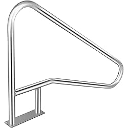 VEVOR Pool Rail 55x32 Pool Railing 304 Stainless