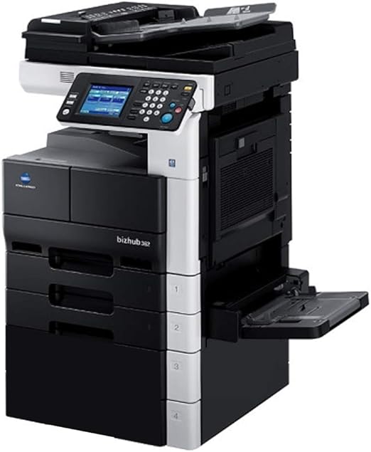 Amazon Com Konica Minolta Bizhub 282 A3 Monochrome Laser Multifunction Copier 28ppm A3 A4 Copy Print Scan Auto Duplex Network 600 X 600 Dpi 2 Trays Stand Electronics