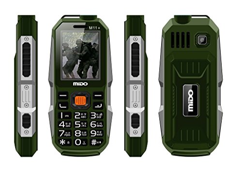 Kechaoda K112 Triple SIM Mobile Phone with 5000mAH Battery and 2.4-inch Screen (Green)