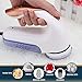 Baelor Electric Fuzz Lint Remover - Portable Fabric Pill Shaver and Effectively Sweater Defuzzer with Replaceable Stainless Steel Blade for Clothes, Furniture, Couch, Blanket, Curtain, Socks, Cashmere