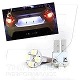 TGP T10 White 4 LED SMD License Plate Wedge Light Bulbs Pair 1995-2012 Acura TL