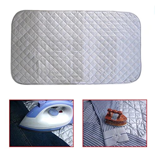 HonsCreat Ironing Blanket, Magnetic Ironing Mat Laundry Pad, Washer Dryer Heat Resistant Pad, Any Metallic Surface into an Ironing Board (48x85cm, Gray)