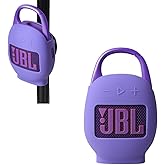 Hermitshell Silicone Carrying Case Replacement for JBL Clip 5 Portable Bluetooth Speaker (Purple)