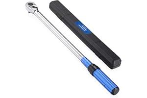 BULLTOOLS 1/2-inch Drive Click Torque Wrench Set Dual-Direction Adjustable 90-tooth Torque Wrench with Buckle（25-250ft.lb / 33.75-337.5Nm）
