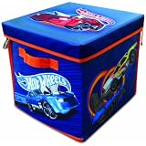 Hot Wheels Tara Toy: ZipBin 300 Car Storage Cube - Unzip to Convert Into A Playmat, Holds Up to 300 Toy Cars, Storage & Play, Toy Box, Kids Age 3+