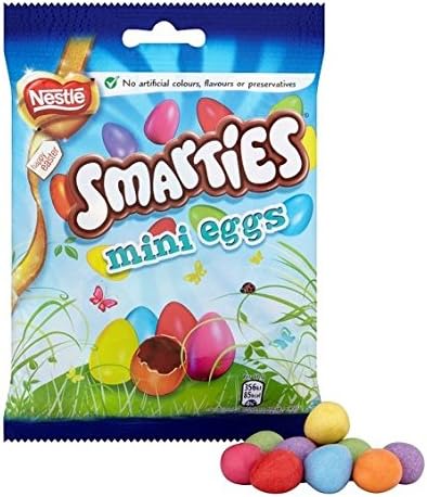 Nestle Smarties Mini Eggs Bag 100G (Pack Of 6)