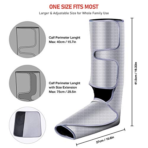 Neprock Foot and Leg Massager with Heat, Air Leg Compression Massager