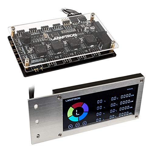 Lamptron Compatible SM436 PCI RGB-Lüfter and LED-Controller - Silber