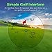 YUNDOO Golf Range Finder Laser Rangefinder - 650 yd Golf Laser Finder - Slope Golf Rangefinder with Pulse Vibration/Flag Acquisition Technology/Angle Measurement/Continuous Ranging.