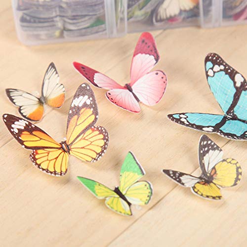 Other Cake Tools - 10pcs Lot Butterflies Prime Wedding Birthday Edible Rice Wafer Paper Cupcake Cake - Paper Cake Topper Cake Decor Cake 2019 Paper Muffin Butterfly Edible Mal Butterfly La