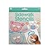 NPW-USA Sidewalk Animal Faces Chalk & Stencils Set