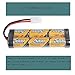 2 Pack 5000mAh 7.2 Volt Nimh RC Car Rechargeable Battery Pack with Tamiya Connectors for RC Cars Duratrax,traxxas rc Cars Electric, Electric Rc Monster Trucks,Traxxas, LOSI, Associated, HPI, Kyosho