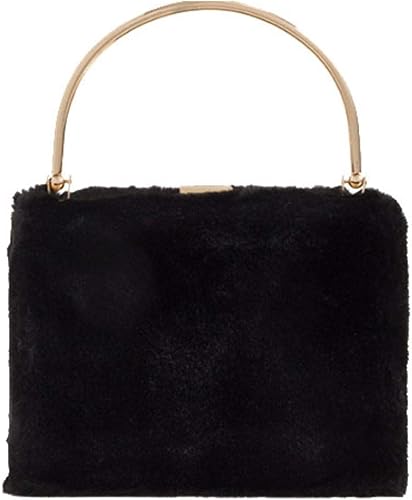 black clutch bag with handle