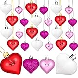 Aneco 24 Pack 2 Sizes Valentine's Heart-Shaped