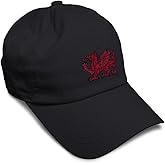 Custom Soft Baseball Hat Embroidered Dad Hat Wales Flag Dragon Seal Men & Ladies Baseball Cap Cotton