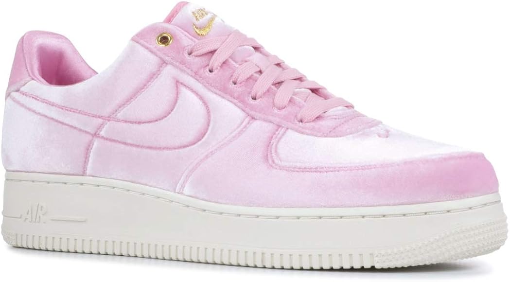 pink velour air force 1