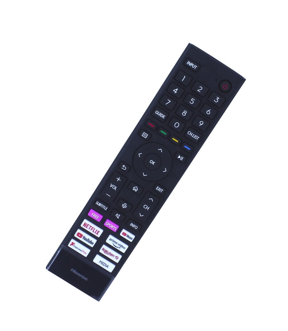 Original ERF3A80 TV Remote Control with Voice for Hisense 2021-2023 4K UHD LED TVs - Enhance Your TV Control Experience