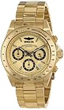 Invicta Men's 14929 Speedway Analog Display Japanese Quartz Gold Watch