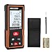 Laser Distance Measure, Meterk 131 Ft M/In/Ft Laser Distance Meters with Non Mute Function Large LCD Backlight Display Measure Distance,Area and Volume,Pythagorean Mode Battery Included