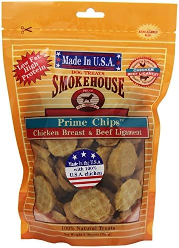 SmokeHouse100-Percent Natural Prime Chips Dog Treats