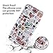 ZQWY Cute Case Compatible with iPhone 8/ iPhone 7 4.7 Inch, Aesthetic Slim Fit Thin Glossy Soft TPU Gel Protective Phone Cover for Women Girls Boys (Kawaii Doodles)