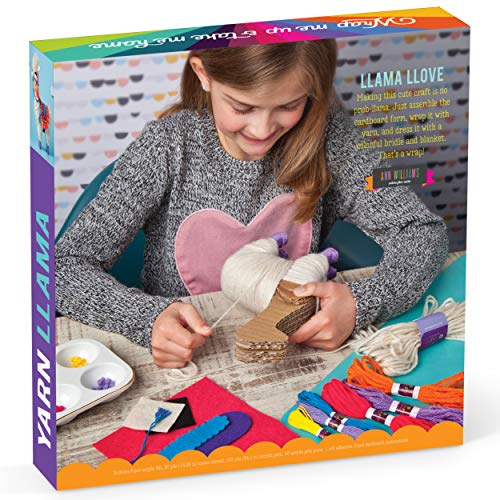Craft-tastic - Yarn Llama Kit - Craft Kit Makes 1 Yarn-Wrapped Llama - //coolthings.us